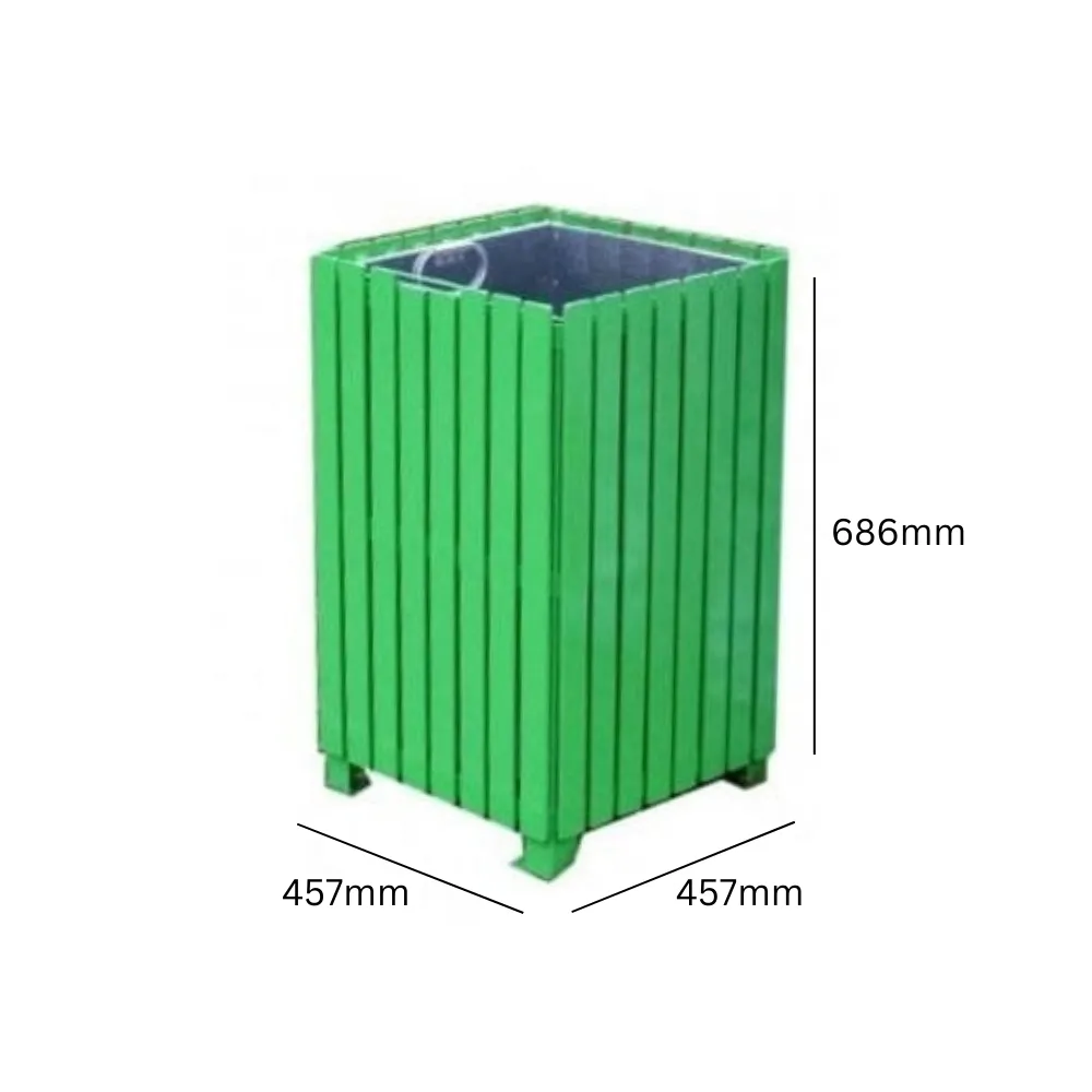 Anti Vandal Litter Bin - 112 Litres