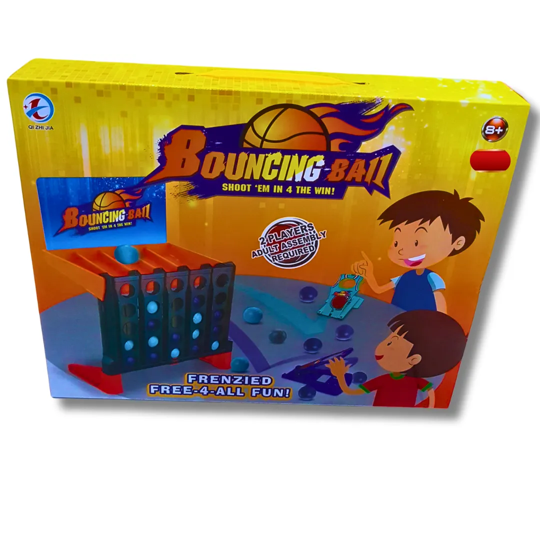 Bouncing Ball Connect 4 Game | Interactive Basketball-Inspired Fun for Kids | Ages 8 