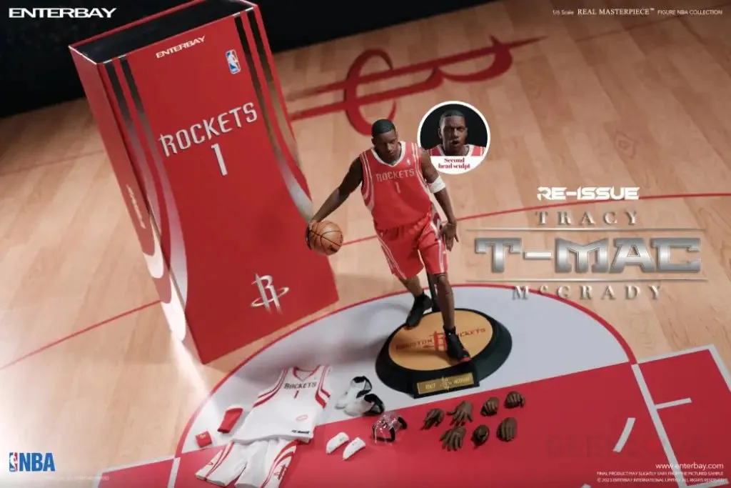 ENTERBAY Real Masterpiece NBA Collection Tracy Mcgrady ( Limited Retro Edition)