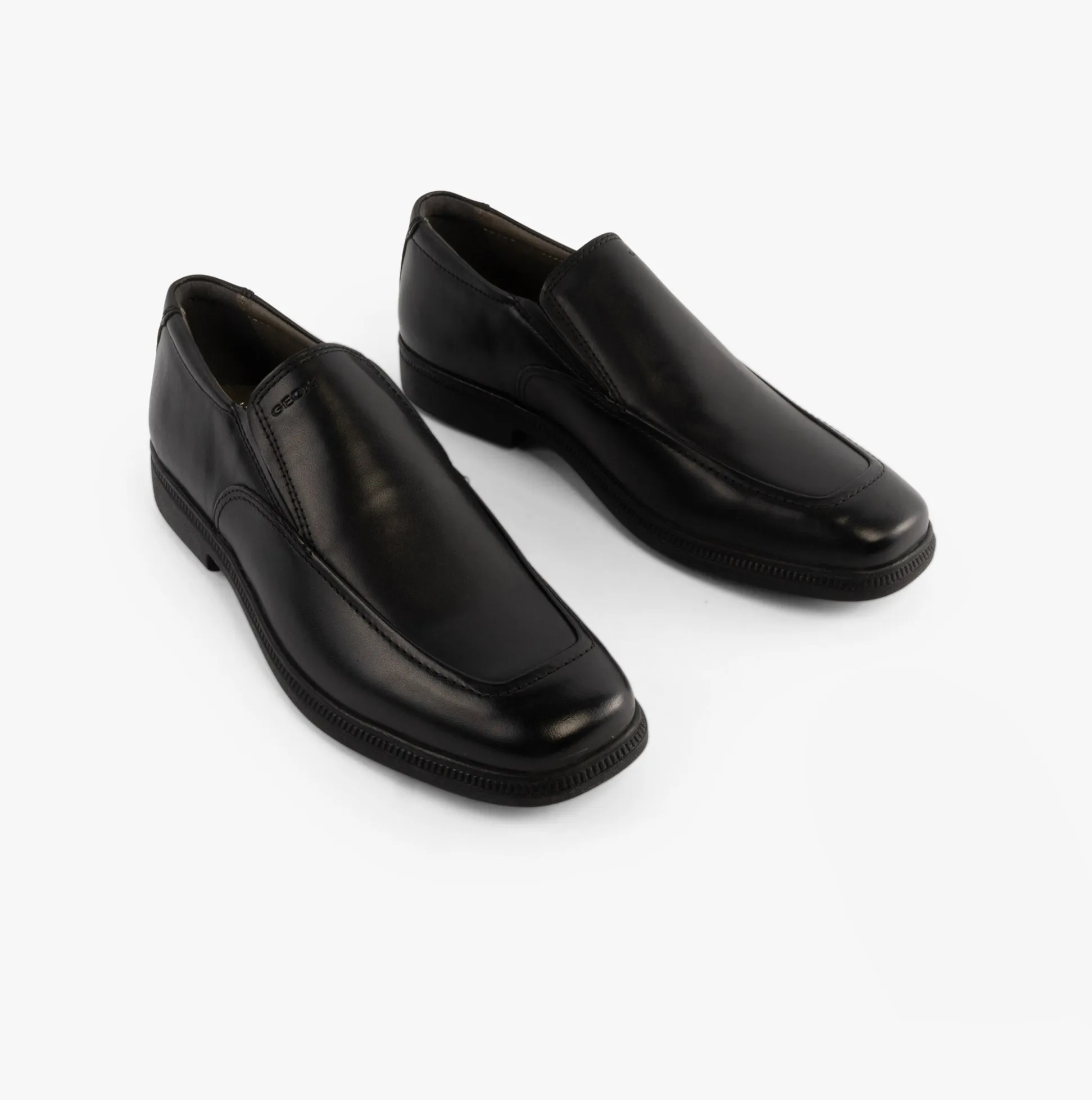 GEOX FEDERICO D Boys Leather School Shoes Black