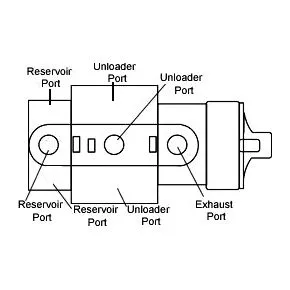 HBS KN18530 Haldex D2 Type Governor (1/8-27 Ports)