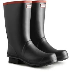 Hunter Unisex Black UFS4004RMA-BLK Argyll Short Knee Wellington Boots