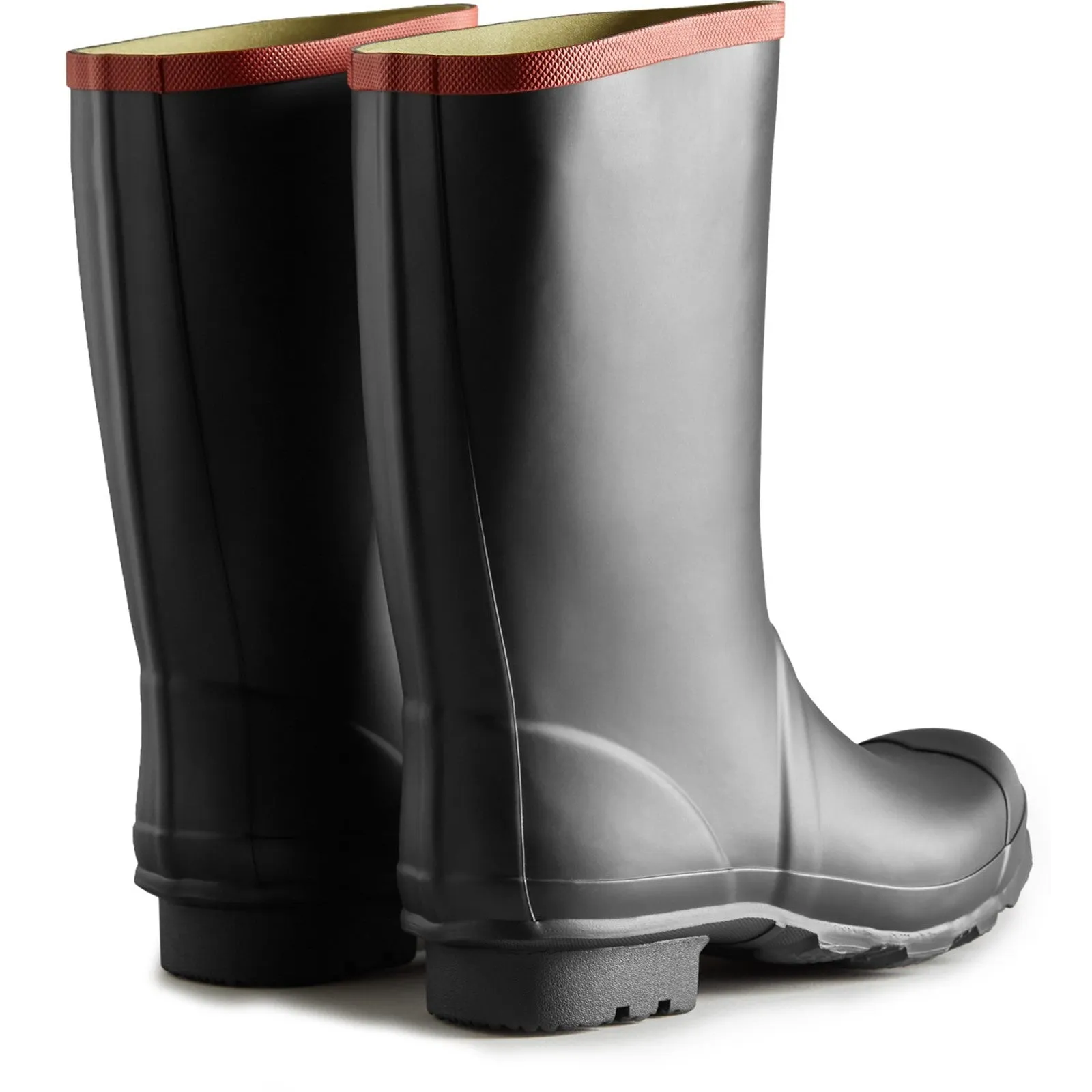 Hunter Unisex Black UFS4004RMA-BLK Argyll Short Knee Wellington Boots
