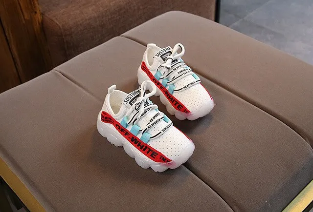 Kids Shoes With Lights New Spring Autumn Printed Toddler Boys Glowing Sneakers Led Sneaker Children Sports Shoes for Baby Girls
