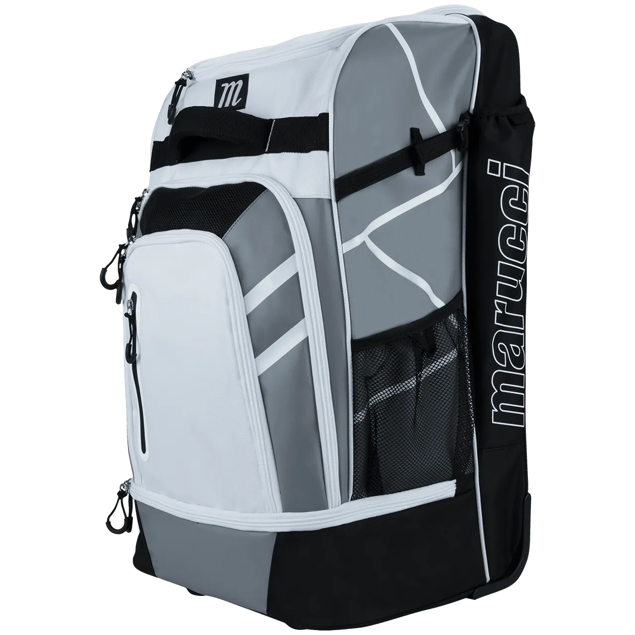 Marucci Convoy Wheeled Bat Bag Roller - White