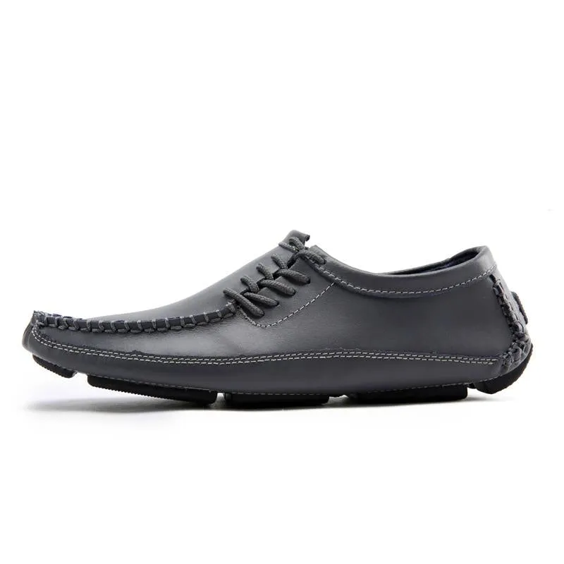 Men's Spring/Autumn Casual Genuine Leather Shoes | Plus Size
