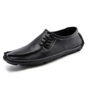 Men's Spring/Autumn Casual Genuine Leather Shoes | Plus Size