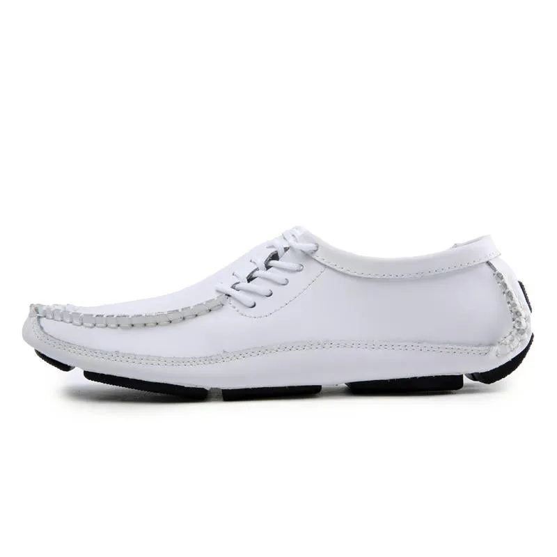 Men's Spring/Autumn Casual Genuine Leather Shoes | Plus Size