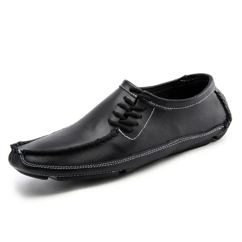 Men's Spring/Autumn Casual Genuine Leather Shoes | Plus Size