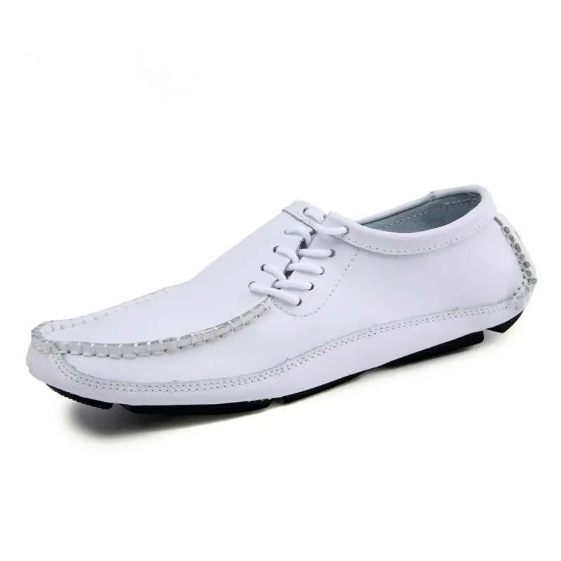 Men's Spring/Autumn Casual Genuine Leather Shoes | Plus Size