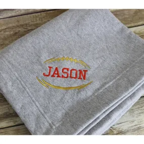 Personalized Football Stadium Blanket
