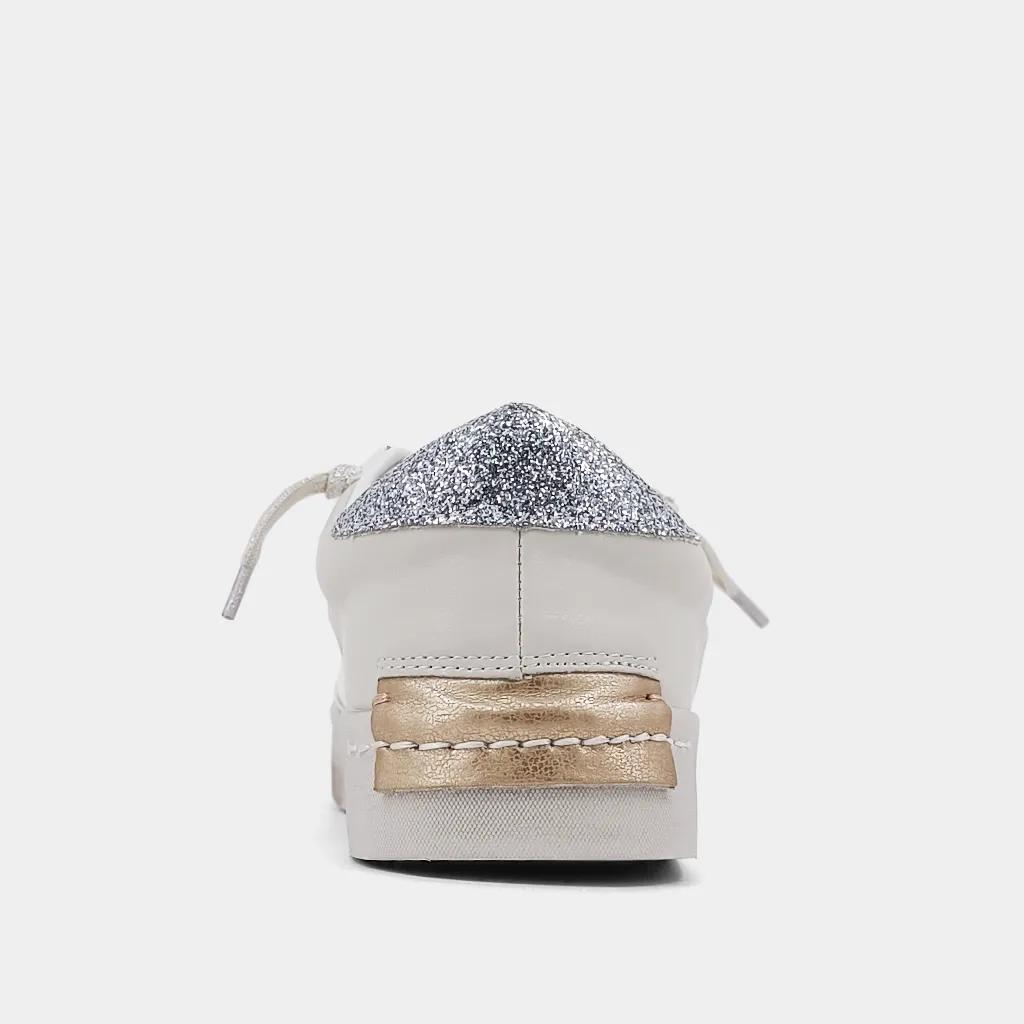 Ruby Sneaker in Bone Snake