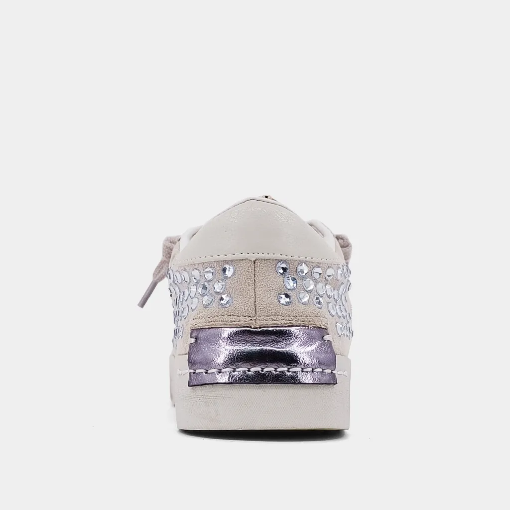 Ruby Sneaker Metallic Light Grey