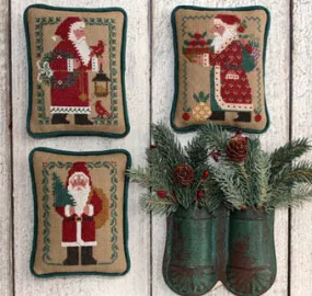 Santas Revisited II (1984, 1989, 1991) - The Prairie Schooler - Cross Stitch Pattern
