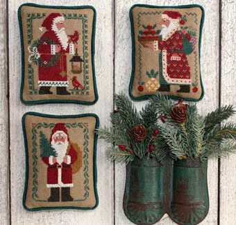 Santas Revisited II (1984, 1989, 1991) - The Prairie Schooler - Cross Stitch Pattern