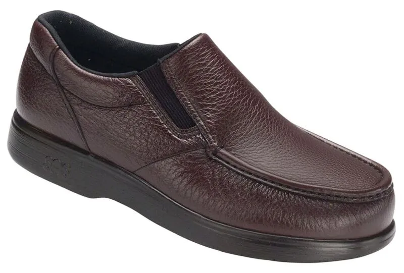 SAS Side Gore Slip On Loafer Cordovan