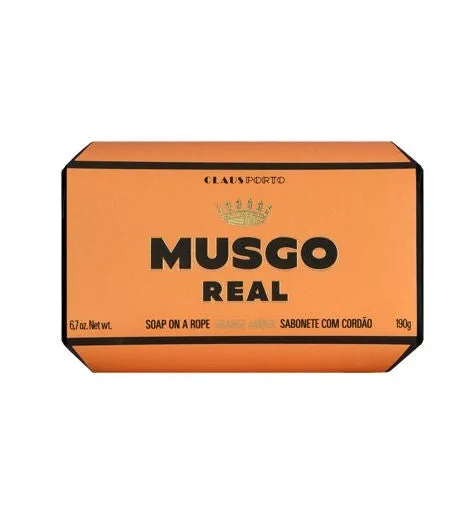 Soap on a rope, Orange Amber Musgo Real