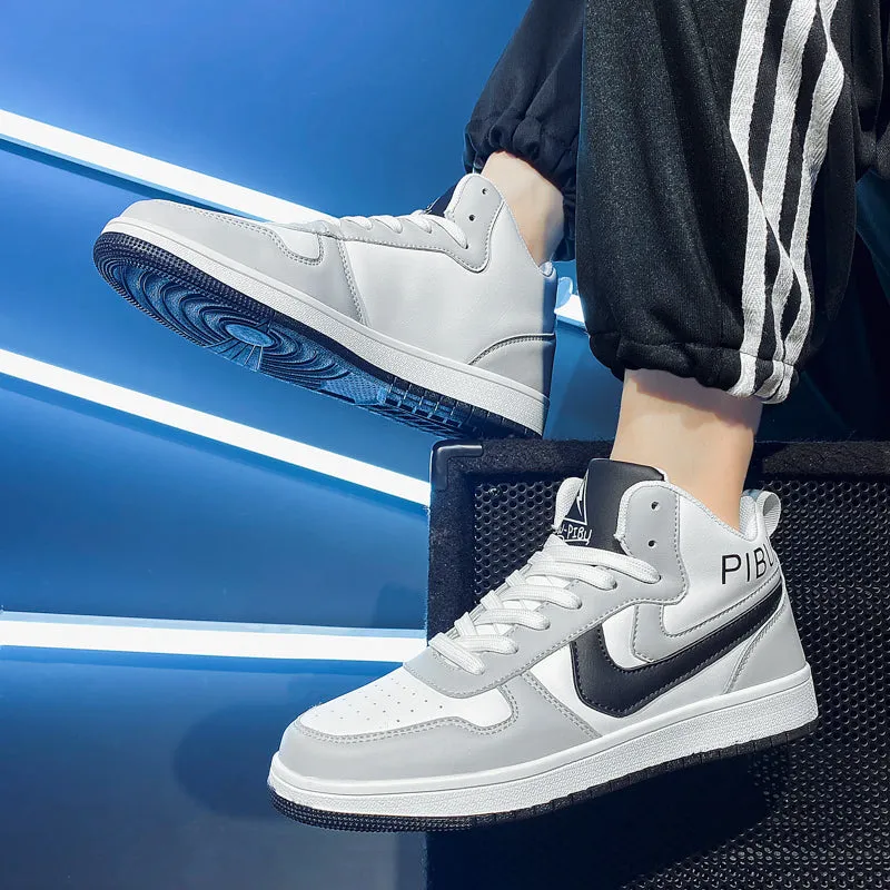 Sports And Leisure High-top Winter Plus Velvet Warm Cotton Shoes