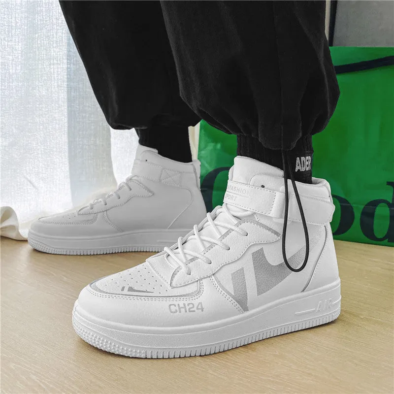 Sports And Leisure High-top Winter Plus Velvet Warm Cotton Shoes