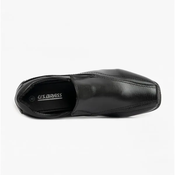 US Brass CUSTER Plain Casual Shoes Black