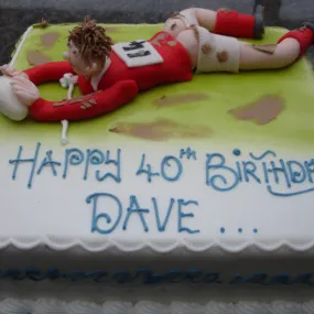 Welsh Rugby Player Birthday Cake