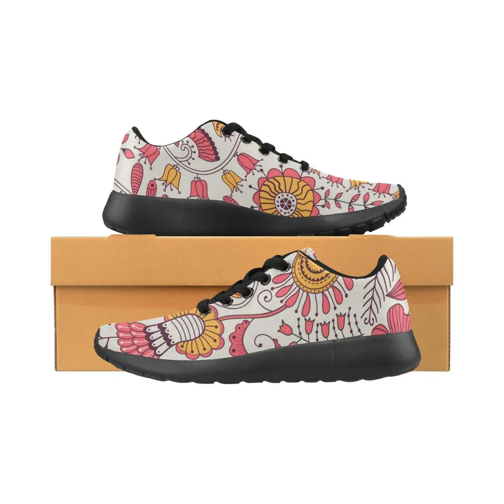 Zenzzle bright sunflower vivid pattern print on Women's Running shoes Casual Lightweight Athletic Sneakers US size 6-15