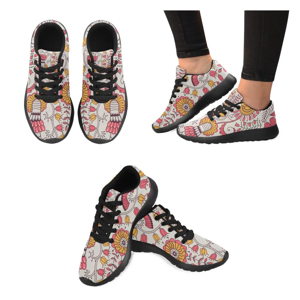 Zenzzle bright sunflower vivid pattern print on Women's Running shoes Casual Lightweight Athletic Sneakers US size 6-15