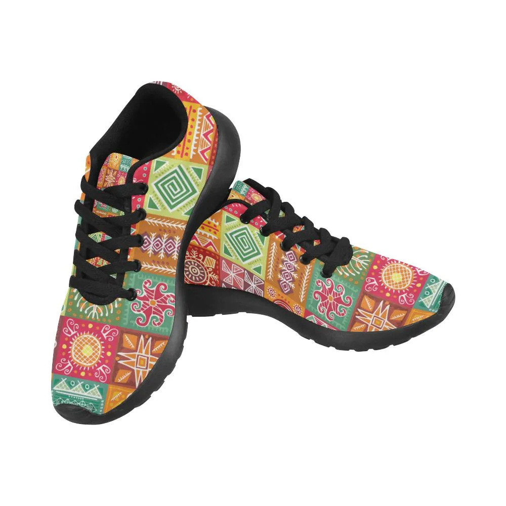 Zenzzle Color tribal design pattern print on Women's Running shoes Casual Lightweight Athletic Sneakers US size 6-15