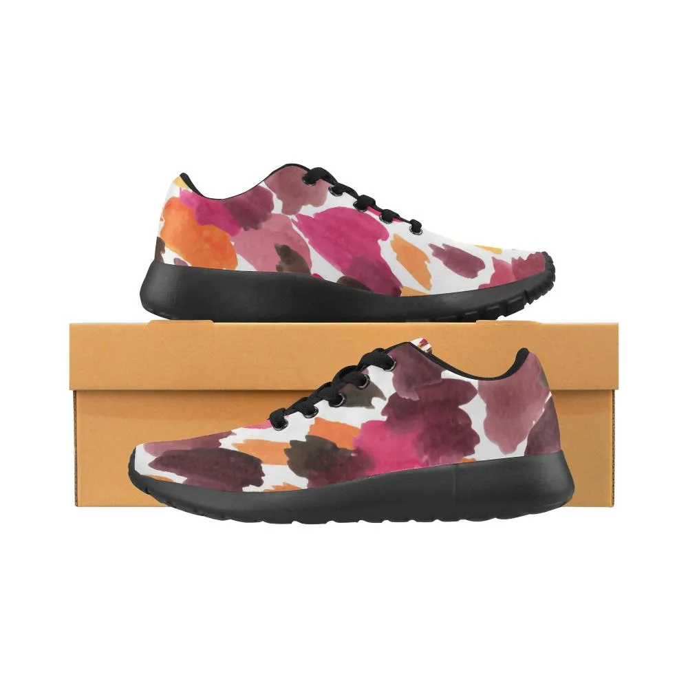 Zenzzle colored Leopard skin print on Women's Running shoes Casual Lightweight Athletic Sneakers US size 6-15