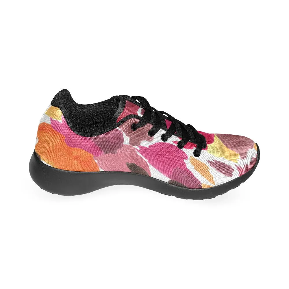 Zenzzle colored Leopard skin print on Women's Running shoes Casual Lightweight Athletic Sneakers US size 6-15