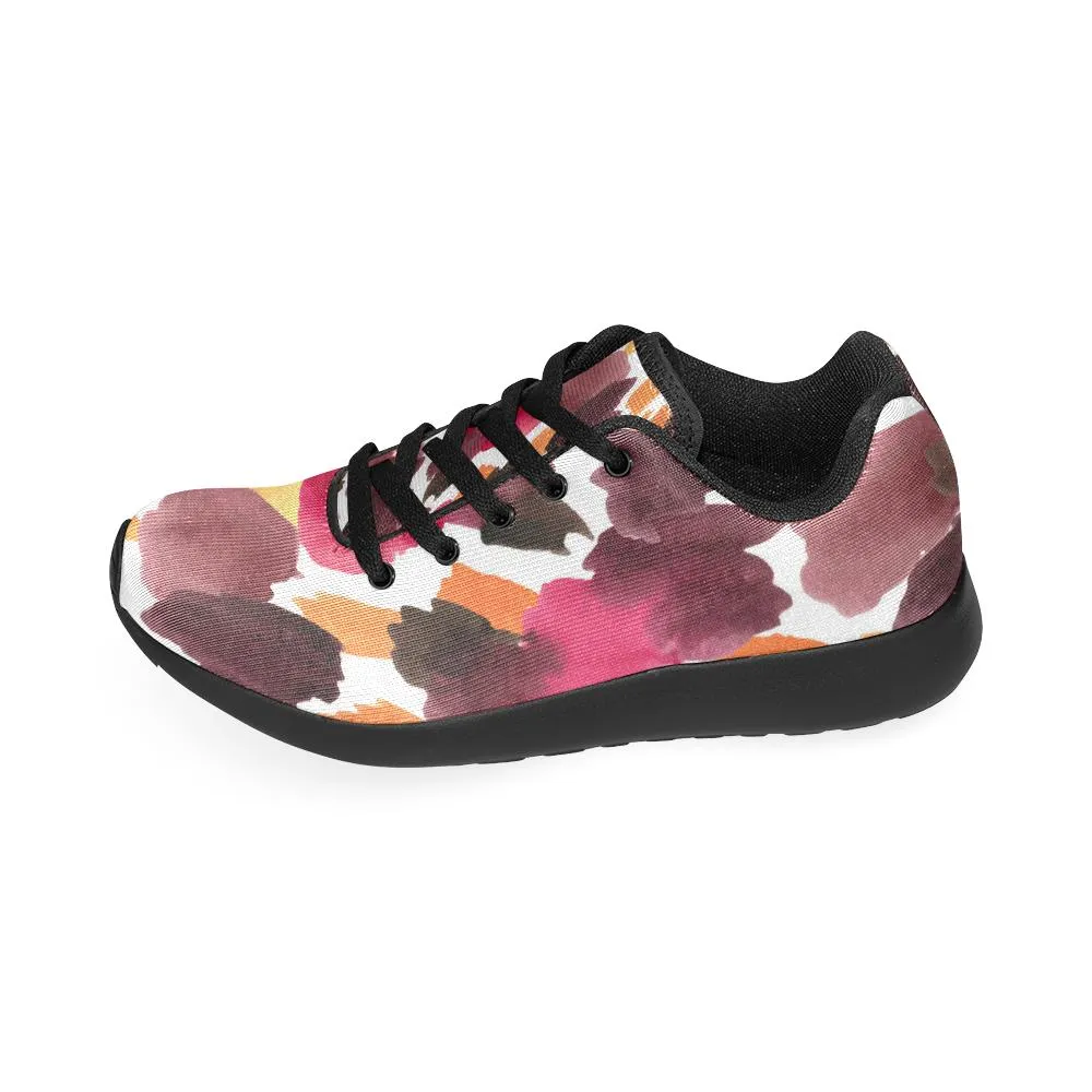 Zenzzle colored Leopard skin print on Women's Running shoes Casual Lightweight Athletic Sneakers US size 6-15