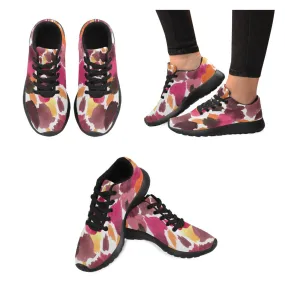 Zenzzle colored Leopard skin print on Women's Running shoes Casual Lightweight Athletic Sneakers US size 6-15