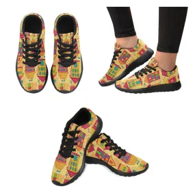 Zenzzle colorful houses print on Women's Running shoes Casual Lightweight Athletic Sneakers US size 6-15