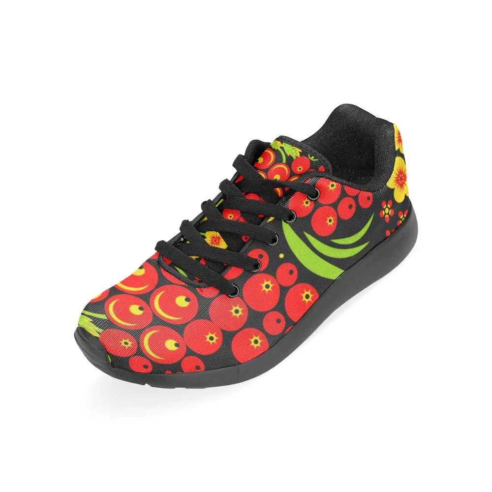 Zenzzle russian Hohloma style pattern print on Women's Running shoes Casual Lightweight Athletic Sneakers US size 6-15