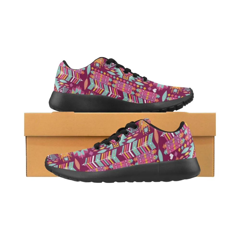 Zenzzle traditional floral polish pattern print on Women's Running shoes Casual Lightweight Athletic Sneakers US size 6-15