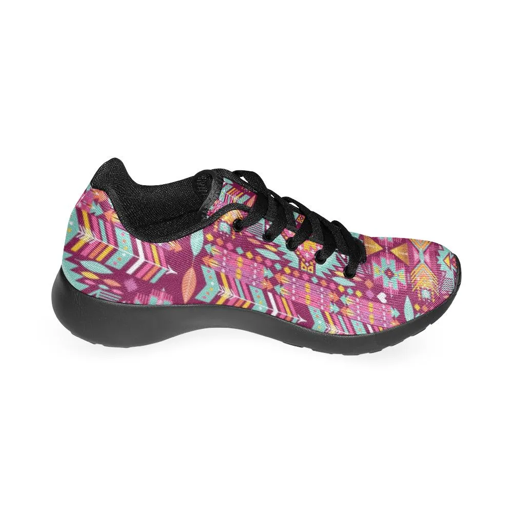 Zenzzle traditional floral polish pattern print on Women's Running shoes Casual Lightweight Athletic Sneakers US size 6-15
